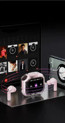 Translation Headphones with Multifunction Touch Screen Smart Wireless Bluetooth Earphone HiFi Audio Quality Business Earbud