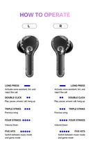 Translation Headphones with Multifunction Touch Screen Smart Wireless Bluetooth Earphone HiFi Audio Quality Business Earbud