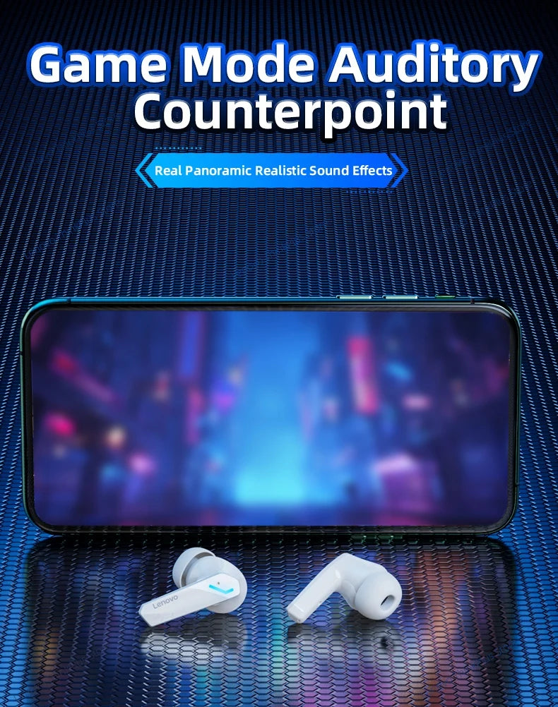 Fone de ouvido original Lenovo GM2 Pro